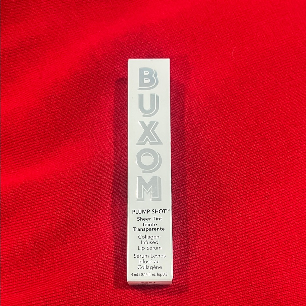 Buxom Plump Shot Sheer Tint Lip Serum - Silver Packaging
